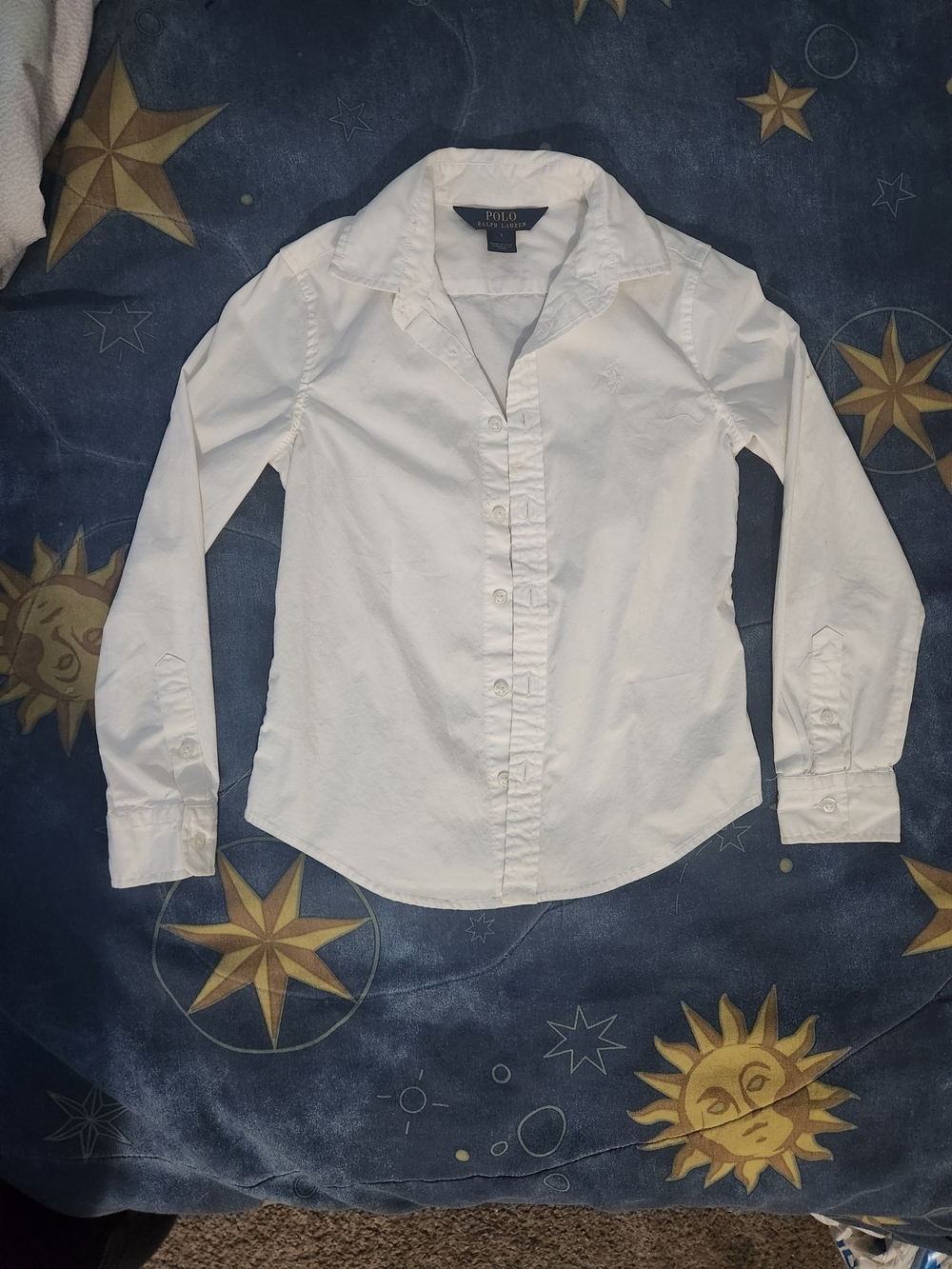 Polo by Ralph Lauren White Long-Sleeve Button Shirt